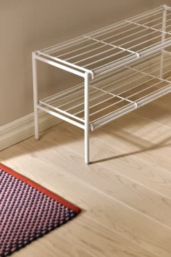 Estante zapatero Nod 80x30x37 cm, White*Scandi Living Outlet