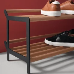 Estante zapatero Tamburin 100 cm, Roble-*Essem Design New
