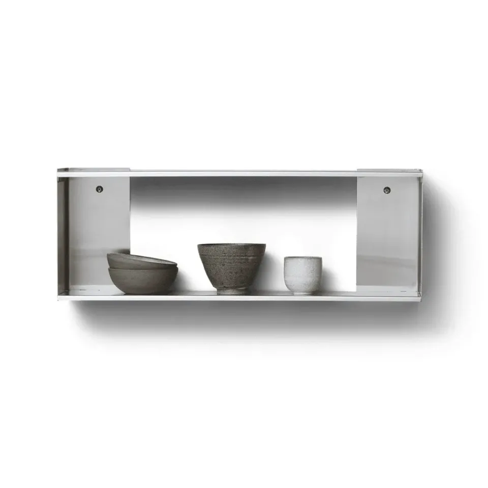 Estantería de almacenamiento Taper 70x25 cm, Acero inoxidable*Form & Refine Hot