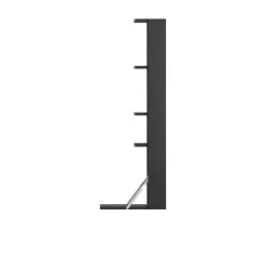 Estantería de pared con escritorio Gridlock - M1-A4-0-D, Black stained Ash*Massproductions Outlet