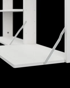 Estantería de pared con escritorio Gridlock - M1-A4-0-D, White stained Ash*Massproductions Discount