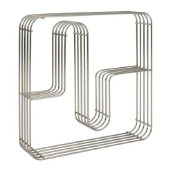 Estantería de pared cuadrado Curva, Plata*AYTM Best