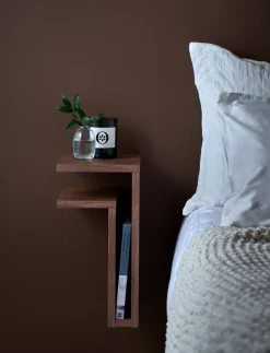 Estantería de pared F-shelf nogal, estante a la izquierda*Maze New