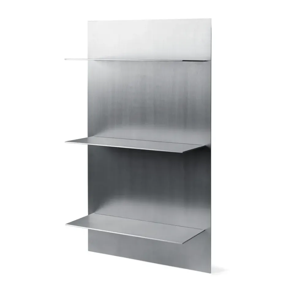 Estantería de pared Lager triple 55x100 cm, Aluminium*Ferm Living New