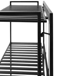 Estantería de pared Manhattan Low 65,5x33x79,5 cm, Black*MUUBS Best