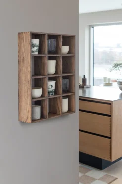 Estantería de pared Showcase 40x53 cm, Dark oiled oak*Mette Ditmer Discount
