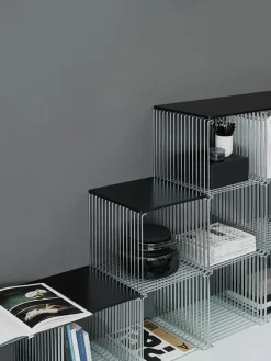 Estantería Panton Wire Single 34,8x34,8x34,8 cm, Chrome*Montana New