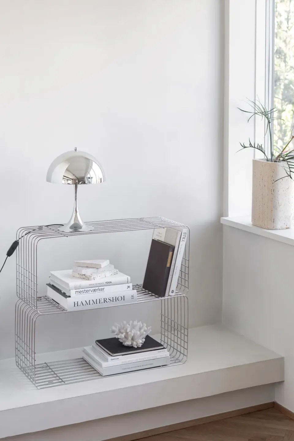 Estantería Wire, Chrome, 31x70x26 cm*Mette Ditmer Clearance