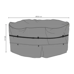 Funda protectora para conjunto de mesa y sillas, 150x80 cm*Brafab Outlet