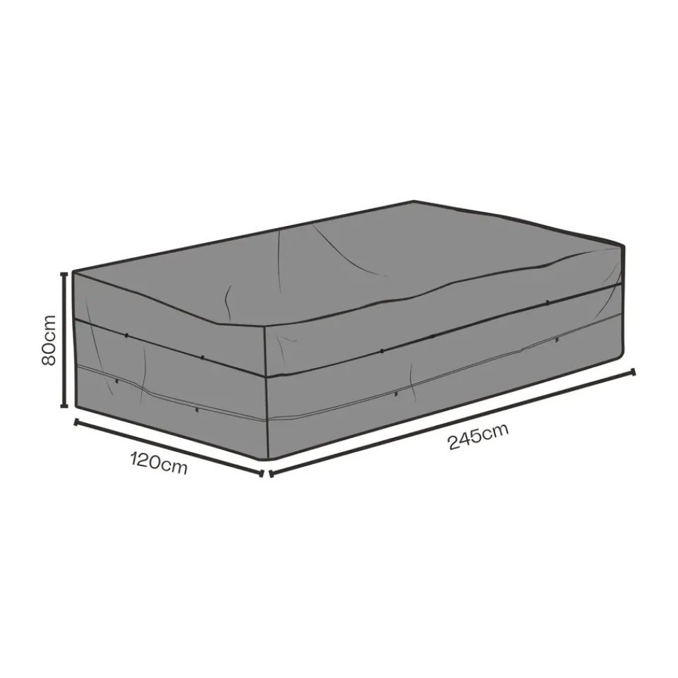 Funda protectora para conjunto de mesa y sillas, 245x120 cm*Brafab Online