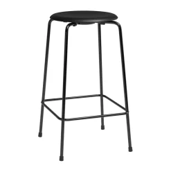 High Dot counter stool 4 patas, Intense cuero -acero*Fritz Hansen Online