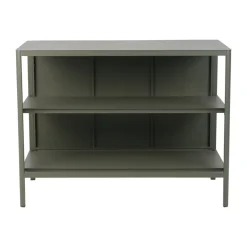 Kelia cocina de exterior con banco y estantes, Nordic green, 121x91x64 cm*Brafab Discount