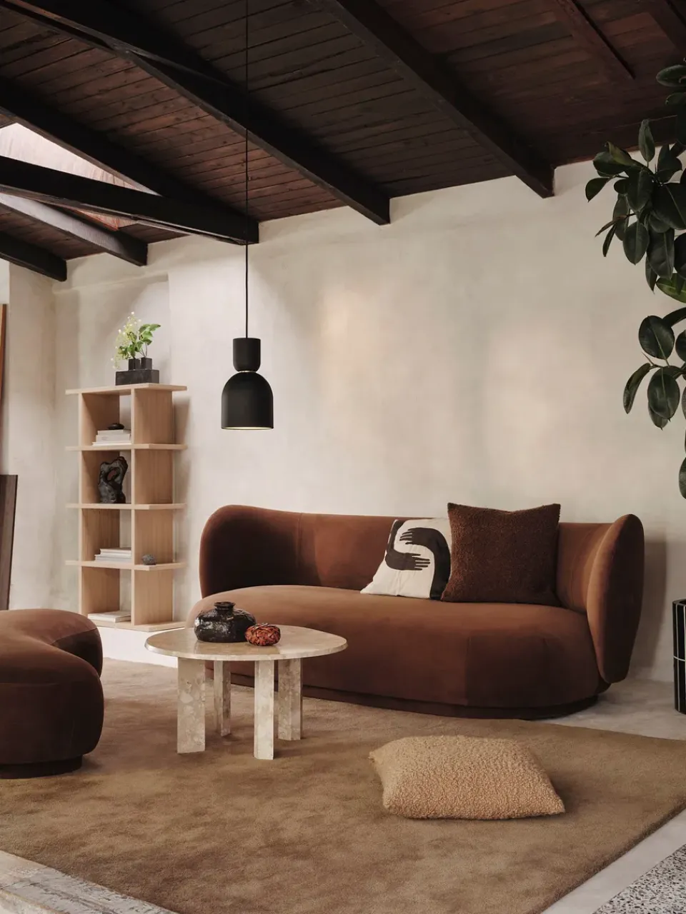 Librería Kona 1x4, Natural*Ferm Living Hot