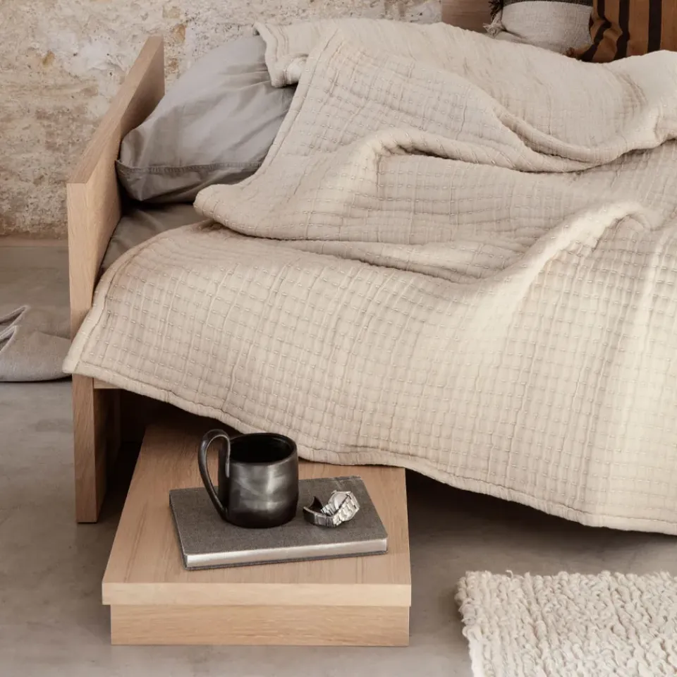low table Mesa auxiliar Kona, Oak natural veneer*Ferm Living Outlet