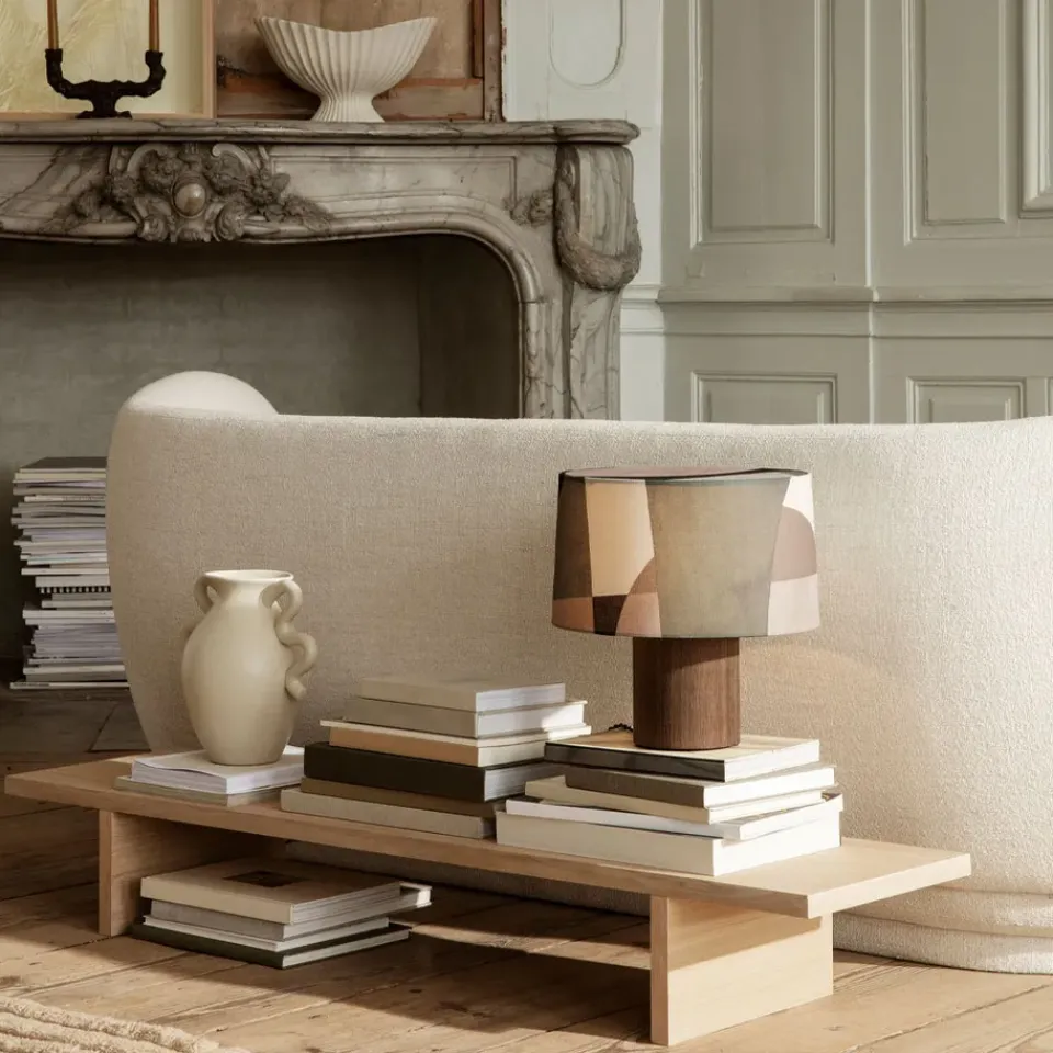 low table Mesa auxiliar Kona, Oak natural veneer*Ferm Living Outlet