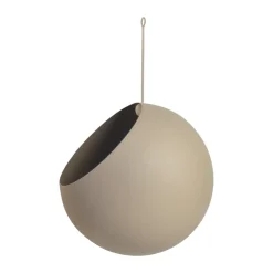 Maceta colgante GLOBE Ø21 cm h32 cm, Taupe*AYTM New