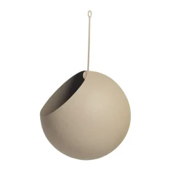 Maceta colgante GLOBE Ø17 cm h28 cm, Taupe*AYTM Clearance