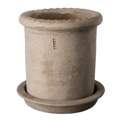 Maceta de terracota con plato, Ø16×16 cm*ERNST Best