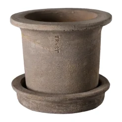 Maceta de terracota con plato, Ø12 × 10 cm*ERNST Online