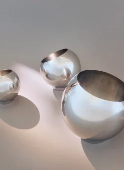 Maceta Globe Ø37 cm, Plata*AYTM Online