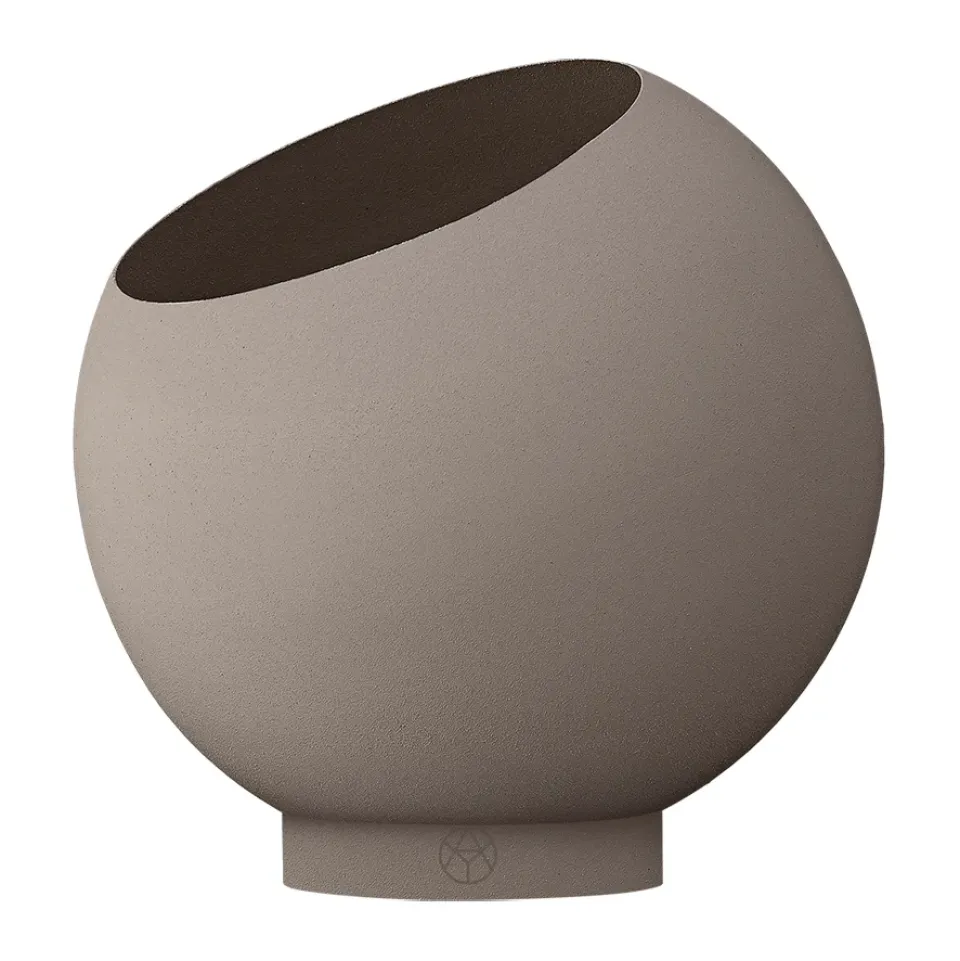 Maceta Globe Ø21 cm, Taupe*AYTM