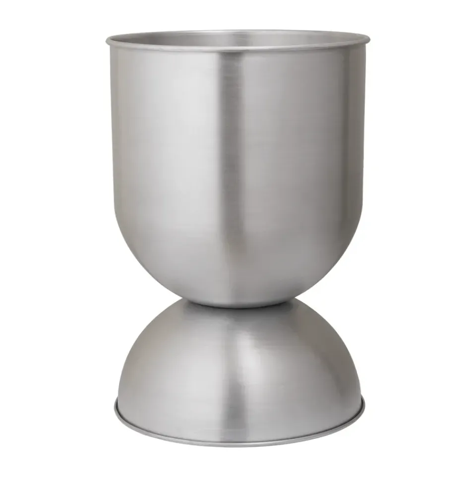 Maceta Hourglass mediana Ø40 cm, Aluminio*Ferm Living