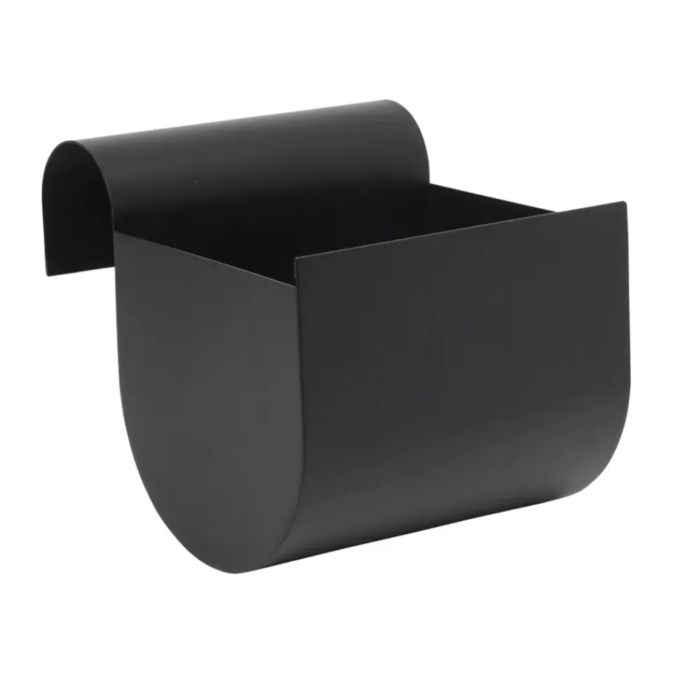 Maceta para balcón Uma small 20 cm, Black*Ferm Living