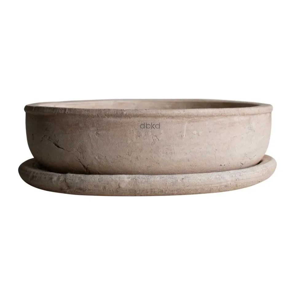 Maceta Terra bowl, Sand, Ø30 × 10,5 cm*DBKD Sale