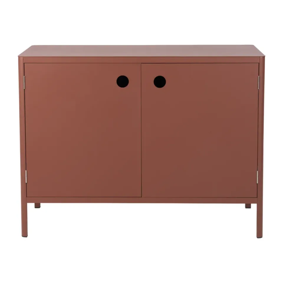 Módulo base de cocina exterior Kelia, Zin red, 121x91x64 cm*Brafab Discount
