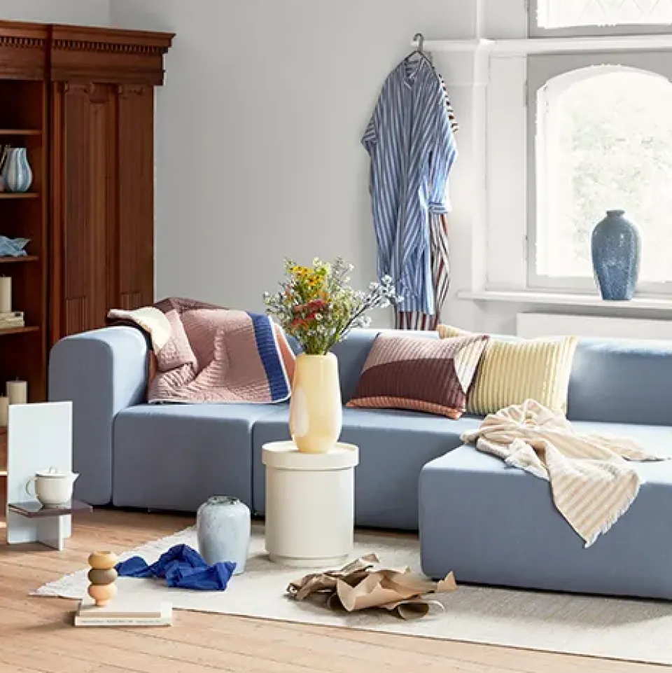 Módulo de chaiselongue Lagoon, Light blue*Broste Copenhagen New