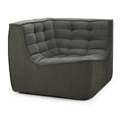 Módulo de esquina N701 recto, Tela Moss Eco*Ethnicraft Clearance