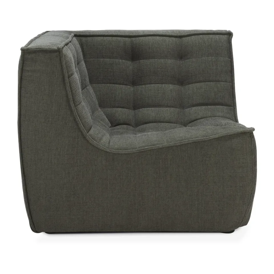 Módulo de esquina N701 recto, Tela Moss Eco*Ethnicraft Clearance