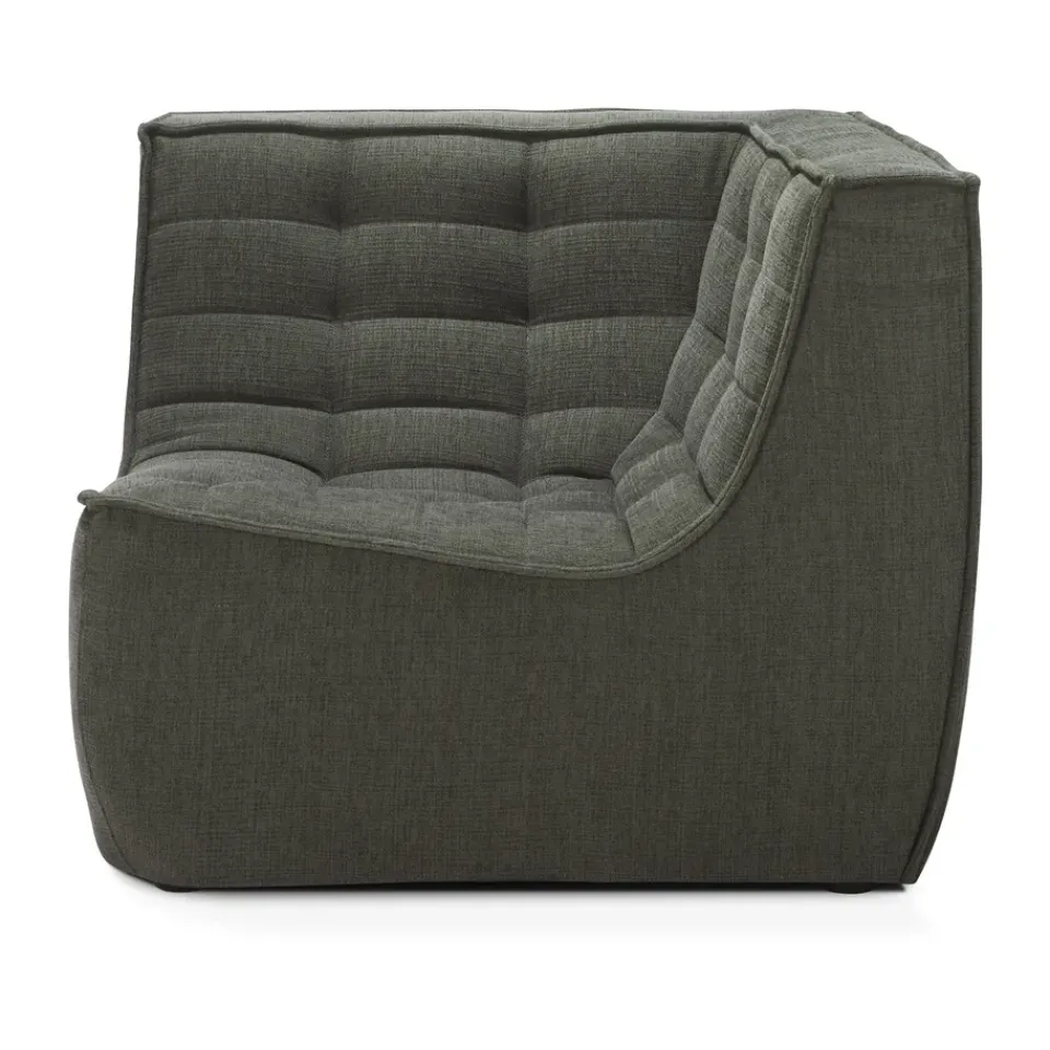 Módulo de esquina N701 recto, Tela Moss Eco*Ethnicraft Clearance