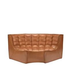 Módulo de esquina N701 redondeado 90°, Cuero old saddle*Ethnicraft Sale