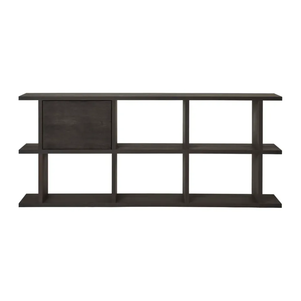 Módulo de estantería de armario Kona, Dark Stained*Ferm Living Clearance