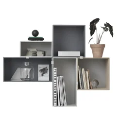 Módulo de estantería Mini Stacked small, claro*Muuto Hot