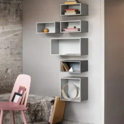 Módulo de estantería Mini Stacked small, claro*Muuto Hot