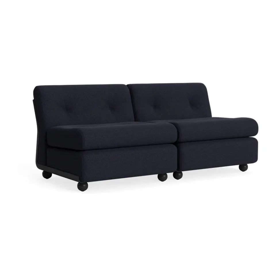 Módulo de sofá Amanta, Anthracite-turf blue red mélange, 2 plazas*HAY Online