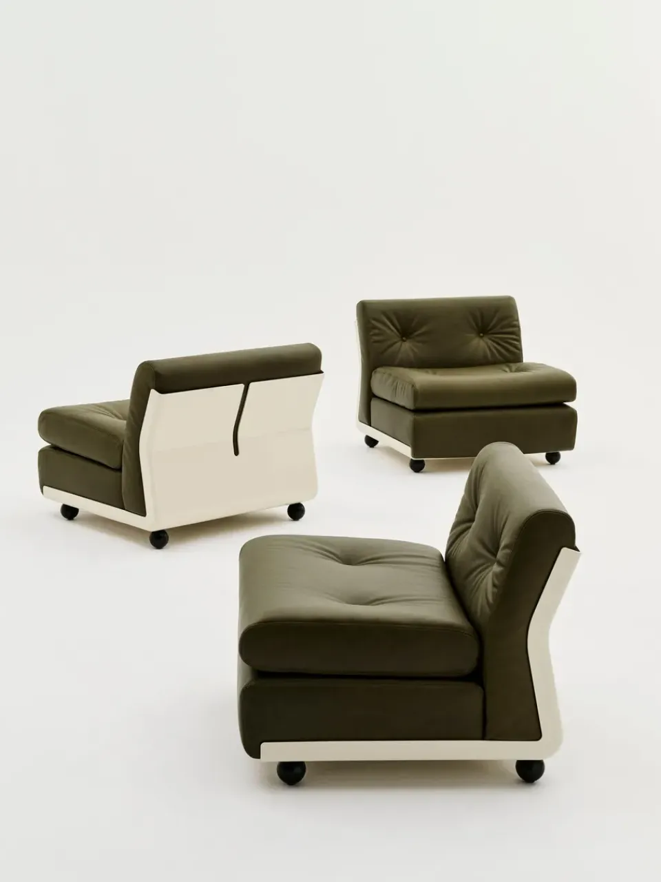 Módulo de sofá Amanta, Cream beige-sense forest, 1 plaza/butaca*HAY Best