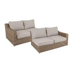 Módulo de sofá Glendon, Rustic-beige, remate derecho e izquierdo, 2 piezas*Brafab