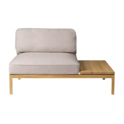 Módulo de sofá L37 7-9-13 mesa derecha 130 cm, Piedra-roble lacado*FDB Møbler Outlet