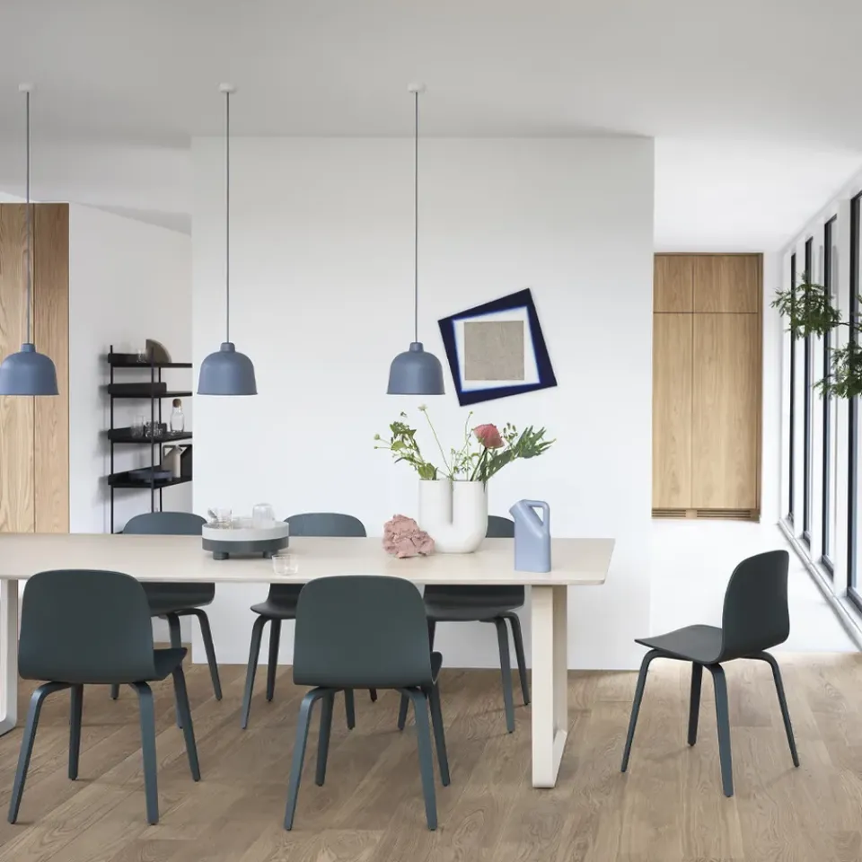 Mesa 70/70 255x108 cm, Black linoleum-Plywood-Sand*Muuto Hot