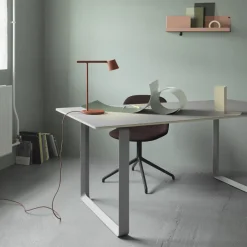 Mesa 70/70 170x85 cm, Black linoleum-Plywood-Black*Muuto New