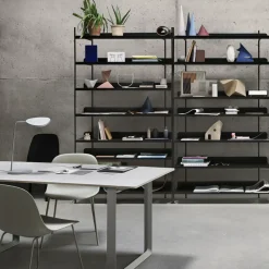 Mesa 70/70 170x85 cm, Oak veneer-Plywood-White*Muuto