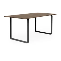 Mesa 70/70 170x85 cm, Solid humod oak-Black*Muuto New