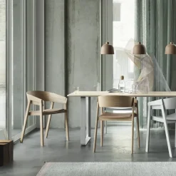 Mesa 70/70 225x90 cm, Solid oak-Sand*Muuto Sale