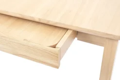 Mesa Alfred 90x160 cm, Roble pigmentado blanco*1898