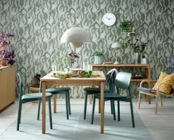 Mesa Alfred 90x160 cm, Roble pigmentado blanco*1898