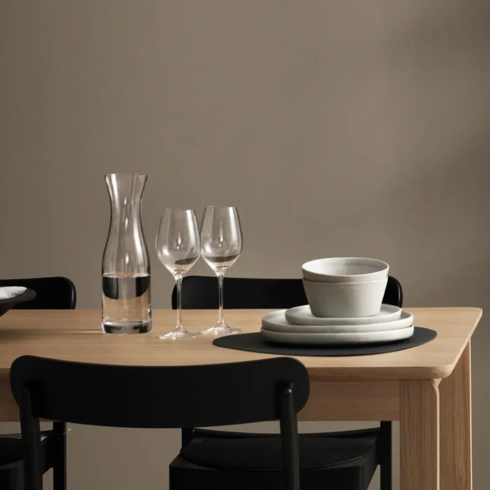 Mesa Alfred 90x160 cm, Roble pigmentado blanco*1898