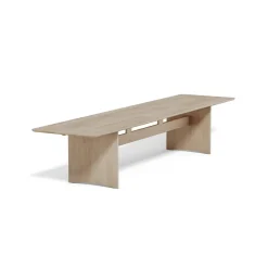 Mesa Alt 90x385 cm roble, Barniz mate claro*Stolab Best